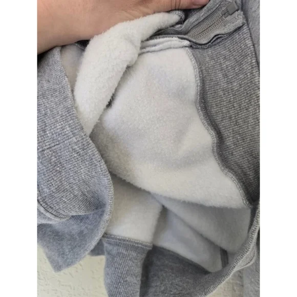 Skims Cotton Fleece Classic Zip Up Jacket Size XL - Picture 4 of 5